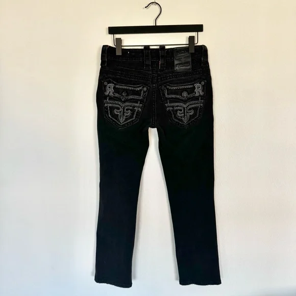 Rock Revival Lunar Rock Ervine Straight Leg Jeans Size 30 - Picture 3 of 6